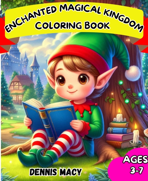 Enchanted Magical Kingdom Coloring Book