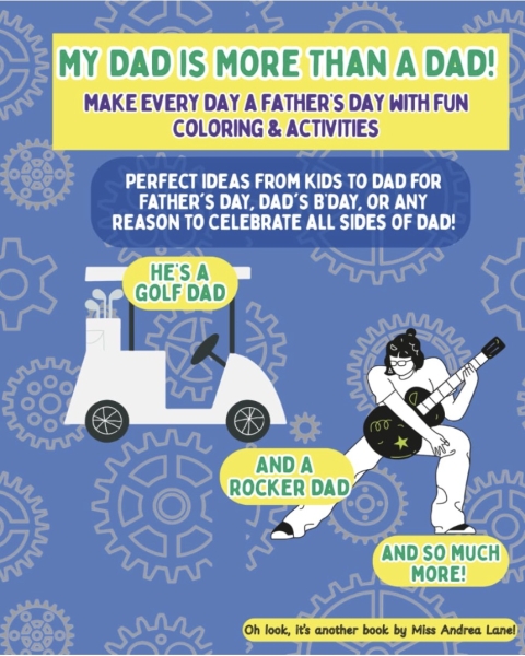 My Dad is More Than a Dad: Fun Coloring & Activity Book