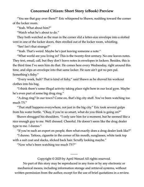 Concerned Citizen: Short Story (eBook)