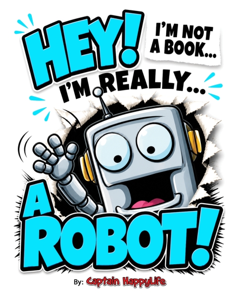 Hey! I’m not a Book! I’m really… a ROBOT!