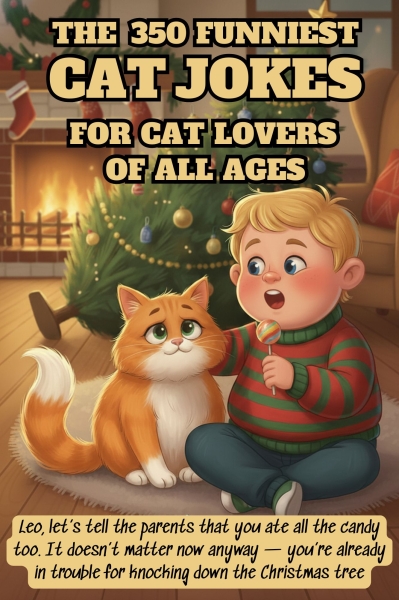 The 350 Funniest Cat Jokes for Cat Lovers of All Ages: A Laugh-Out-Loud Collection of the Best Feline Humor Guaranteed to Spark Joy, Reduce Stress, and ... and Adults